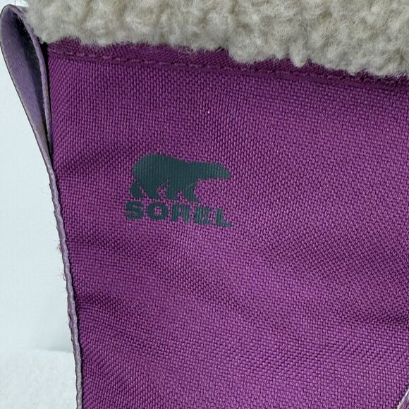Sorel Yoot Pac Snow Boots Purple Women’s Size 7 Rubber Sole Duck - Picture 2 of 6